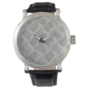 Aluminium Diamond Mönster Armbandsur