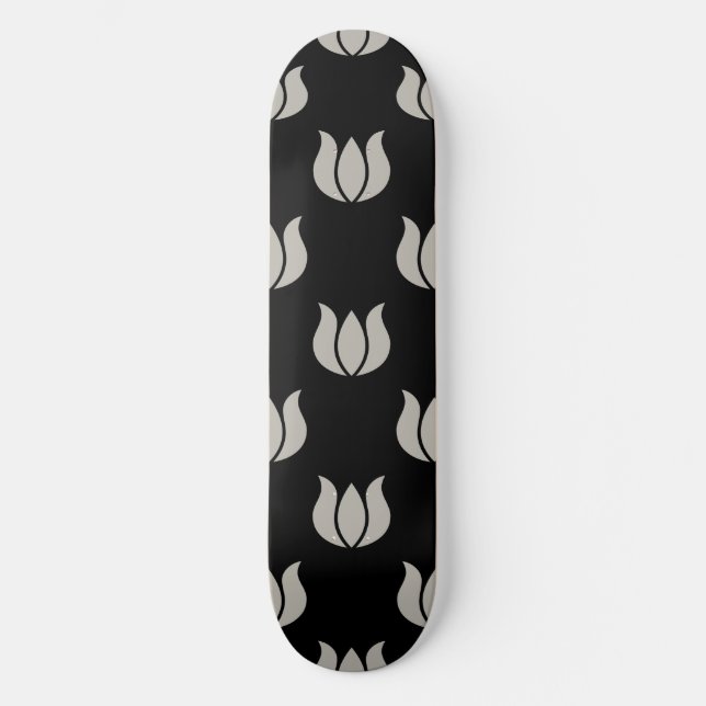 Aluminium för blommamönster 5 skateboard bräda 20,5 cm (Framsida)