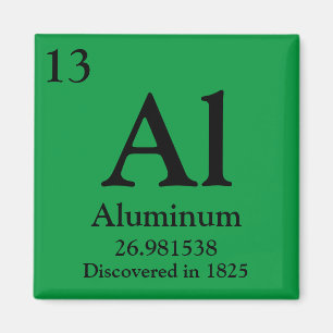 Aluminium Periodic Bord Magnet