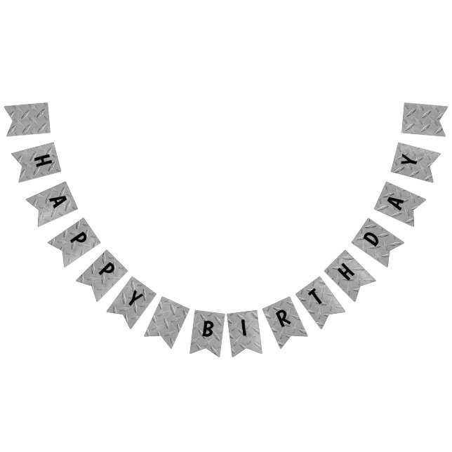 Aluminiumdiamantplätering för födelsedag vimplar (Alla)