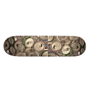 Aluminum cans som återanvänds old school skateboard bräda 18 cm