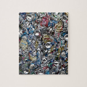 Aluminum Cans som återanvänds Pussel
