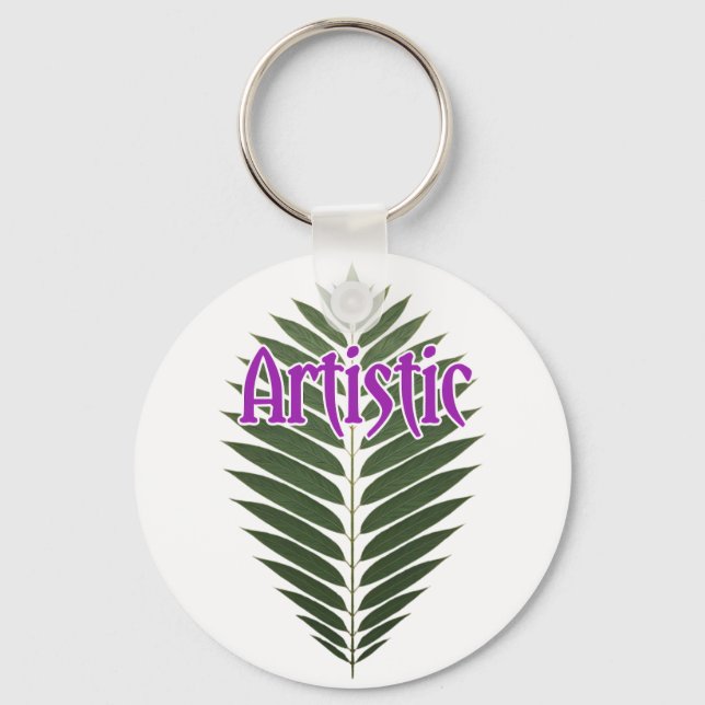 Aluminum Circle, 2" Nyckelring (Framsida)