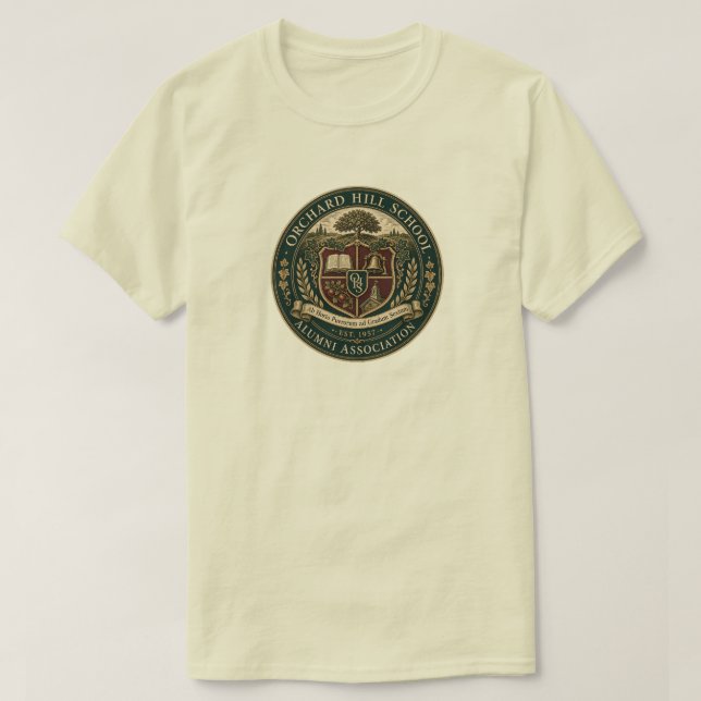Alumni Association för Orchard Hill School T Shirt (Design framsida)