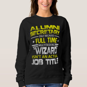 Alumni-sekreterarguiden har en faktisk befattning t shirt
