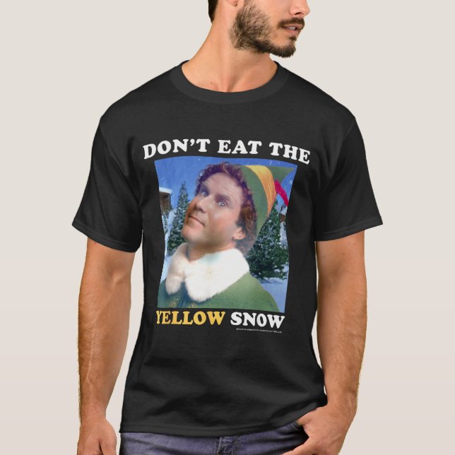Alv äter inte den gula snön  t shirt (Framsida)