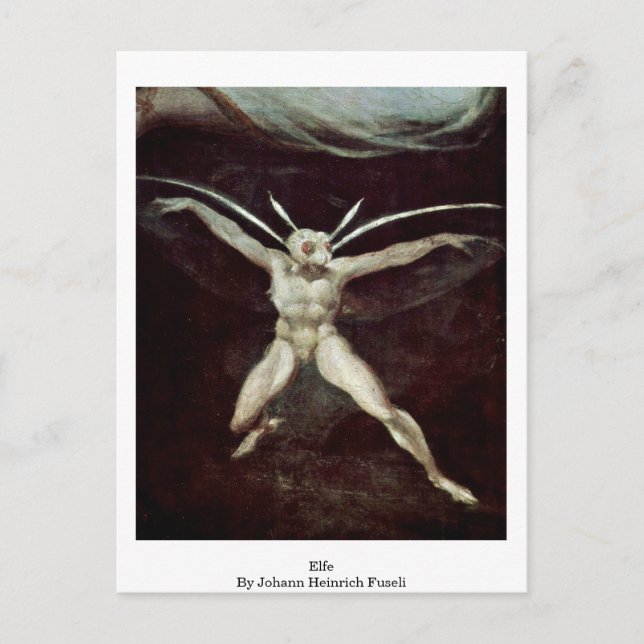 Alv Av Johann Heinrich Fuseli Vykort (Framsida)