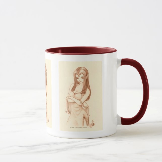 Älva (animestil) mugg (Höger)