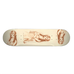 Älva (animestil) skateboard bräda 20,5 cm