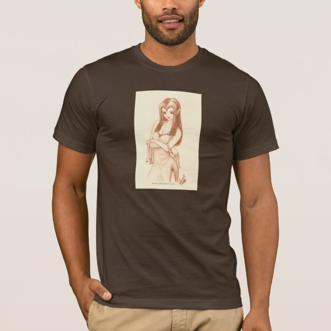 Älva (animestil) t-shirt (Framsida)