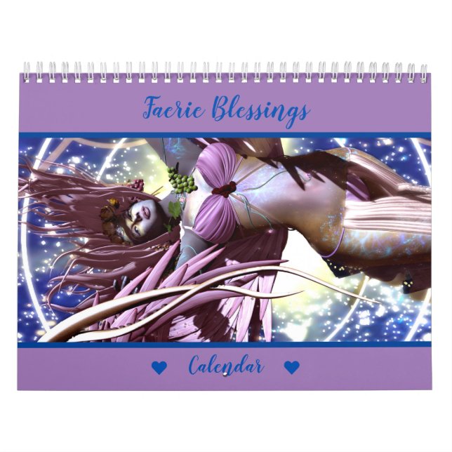 Älva Blessens - Fantasy Calendar Kalender (Omslag)