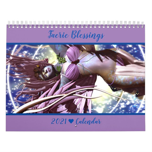 Älva Blessings 2021 Fantasy Calendar Kalender (Omslag)