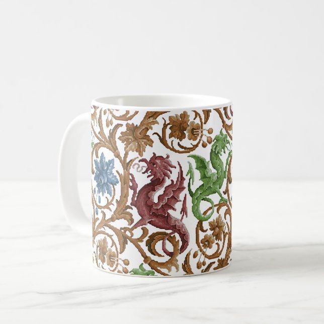 Älva Dragons Coffee Mugg (Framsida vänster)