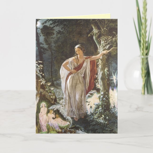 Älva för vintage kort (Framsida)