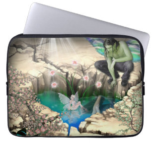 Älva i Elven Pond Laptop Fodral