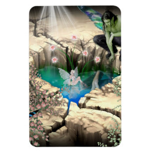 Älva i Elven Pond Magnet
