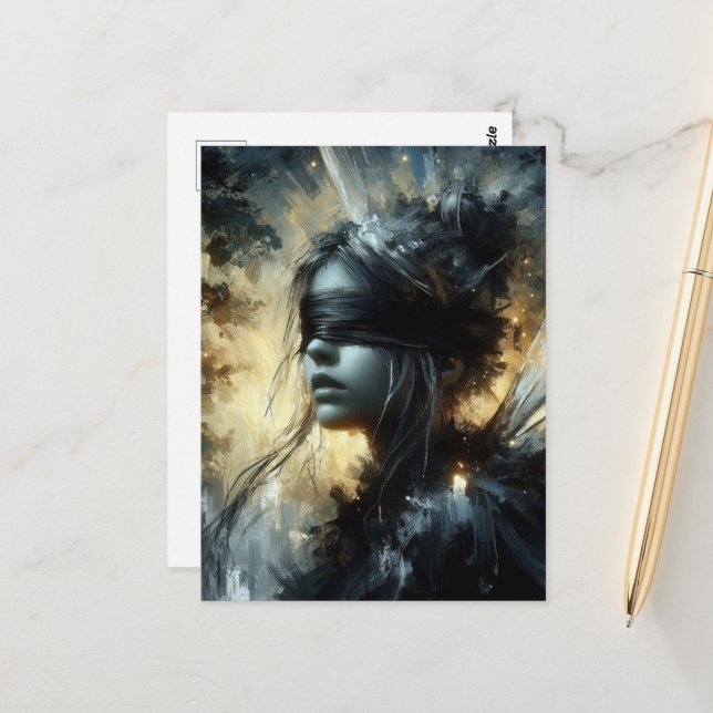 Älva i förblindelse vykort (Fram/Back In Situ)