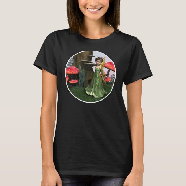 Älva i skogsmark t-shirt (Framsida)