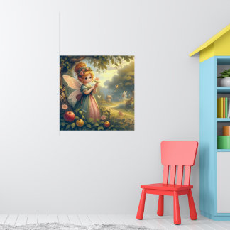 Älva i trädgården poster