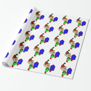 Älva och gåva presentpapper