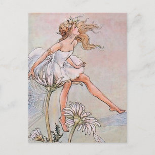 Älva på en blomma av Florence Anderson Vykort