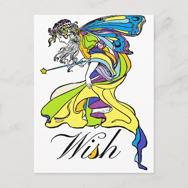 Älva Wish Vykort (Framsida)