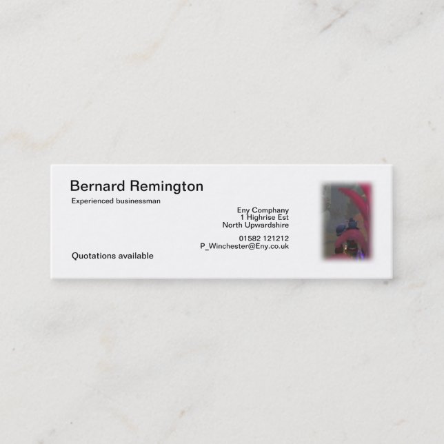 Älvahandelsresande Mini Visitkort (Framsida)