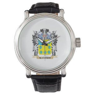 Alvarado vapensköld - familjvapensköld armbandsur
