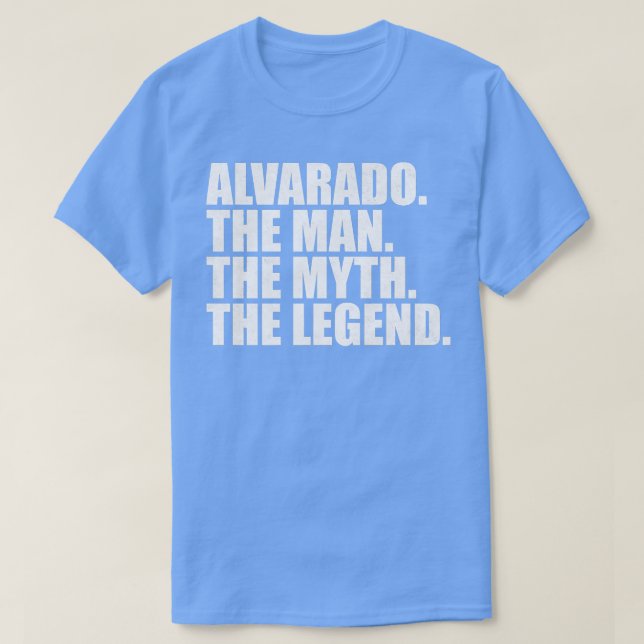 AlvaradoAlvarado Family namn Alvarado, efternamn A T Shirt (Design framsida)