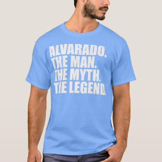 AlvaradoAlvarado Family namn Alvarado, efternamn A T Shirt