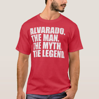 AlvaradoAlvarado Family namn Alvarado, efternamn A T Shirt