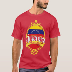 Alvarez Family Venezuela Flagga T Shirt