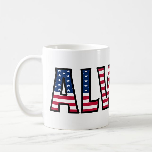 Alvaro Name Vorname USA styled Tasse Kaffeetasse Kaffemugg (Vänster)