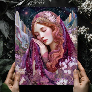 Älvdrottninggudinnan Celestial Fantasy Väggkonsttr Poster