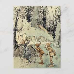 “Alver i skogen” av Arthur Rackham Vykort