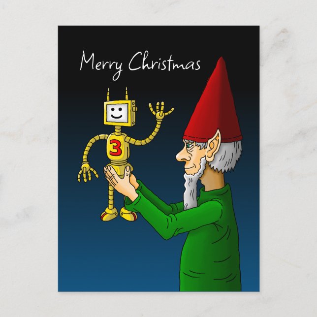 Alvernas Leksaksrobot Vykort (Framsida)