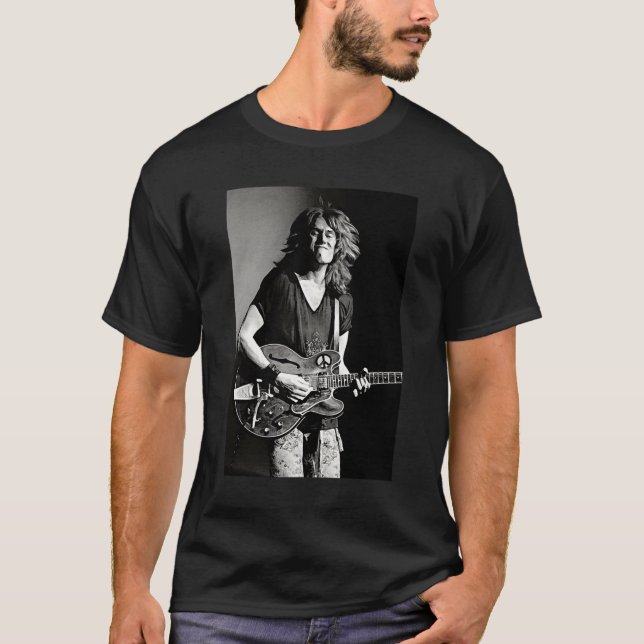 Alvin Lee Skriv ut tio år efter Sten Blues Rockabi T Shirt (Framsida)