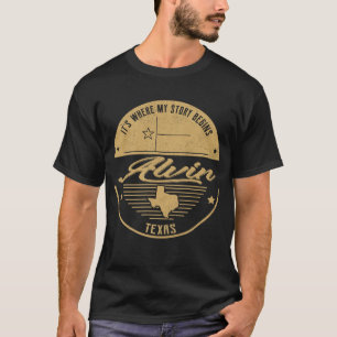 Alvin Texas Det är där min berättelse börjar T Shirt