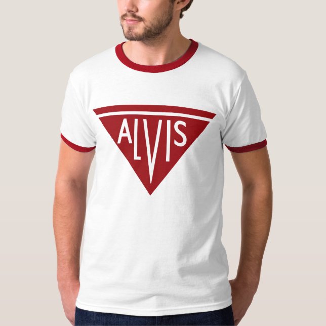 Alvis för nyinspelning för klassikerbillogotyp tee shirt (Framsida)