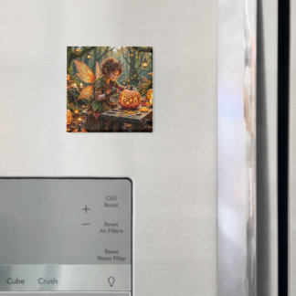 Alvisk pumpa skapare Halloween Höst Fantasi Magnet