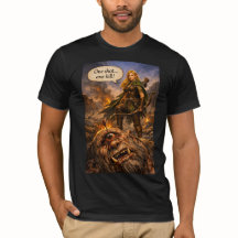 Alvjägar- vs cyklop-t-shirt