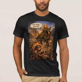 Alvjägar- vs cyklop-t-shirt t shirt