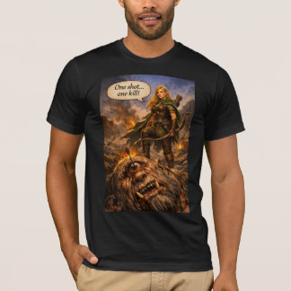 Alvjägar- vs cyklop-t-shirt t shirt