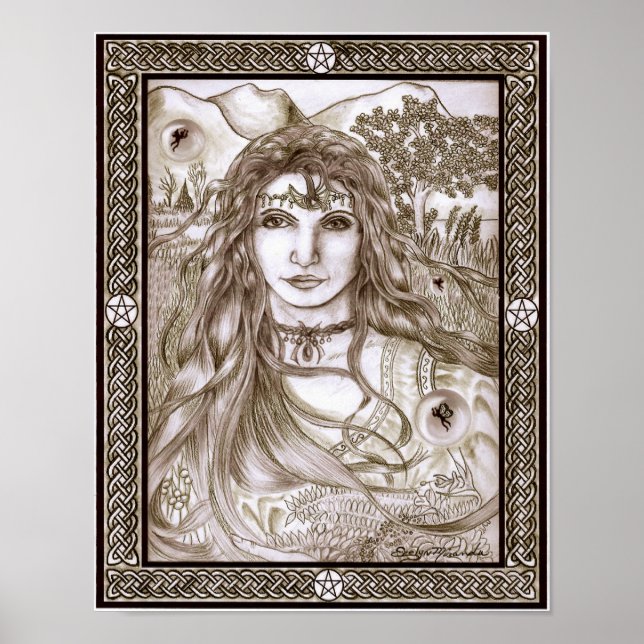 Älvor är Jorden Real Goddes Mor Poster (Framsidan)