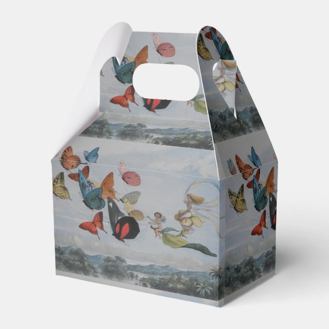 Älvor av fjäril och fjärilar presentaskar (Framsidan Sidan)