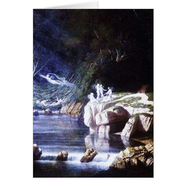 Älvor av Francis Danby Hälsningskort (Framsidan)