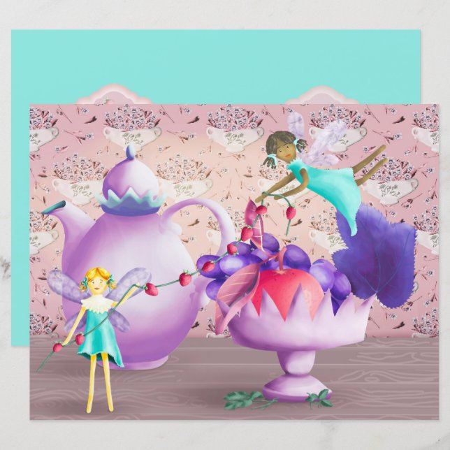 Älvor av jordgubbar (Fram/baksida)