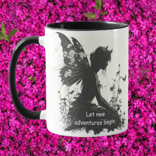 Älvor Äventyr Silhouette Mugg