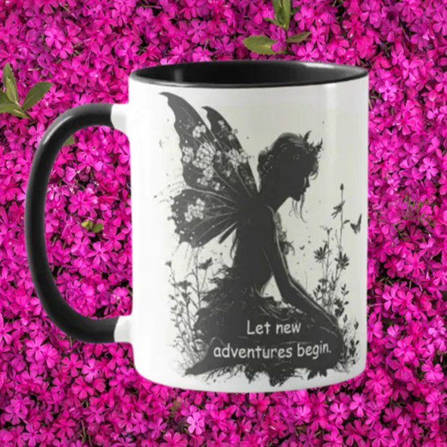 Älvor Äventyr Silhouette Mugg (Fairy Queen Adventure )