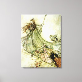 Älvor Away - Arthur Rackham Canvastryck